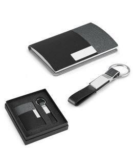 TRAVOLTA. Set porta biglietti da visita e portachiavi
